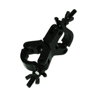 Doppelschelle 500kg / 50mm Rohr slim – schwarz