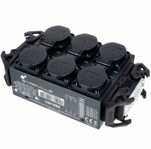 Multicore Plugbox / 6x Schukokupplung / Harting in