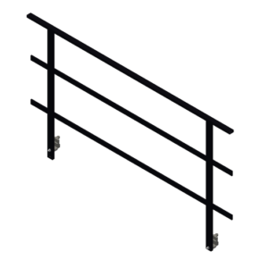 Bütec Bühnengeländer Stahl 1m x 1m