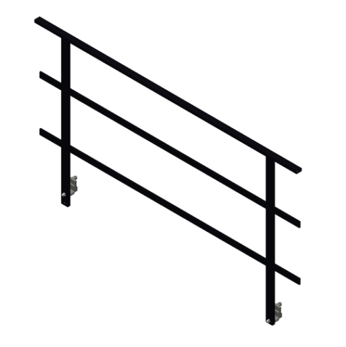 Bütec Bühnengeländer Stahl 1m x 1m