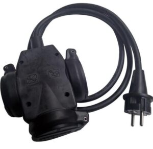 Schuko Verteiler 3-fach 3x 2,5qmm outdoor