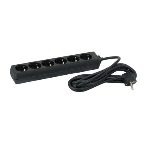 Schuko Verteiler 6-fach 3x 1,5qmm indoor
